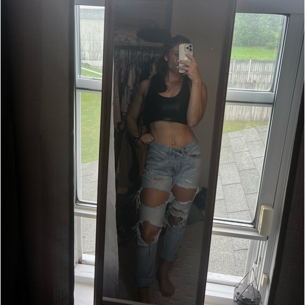 Cuffed Jeans